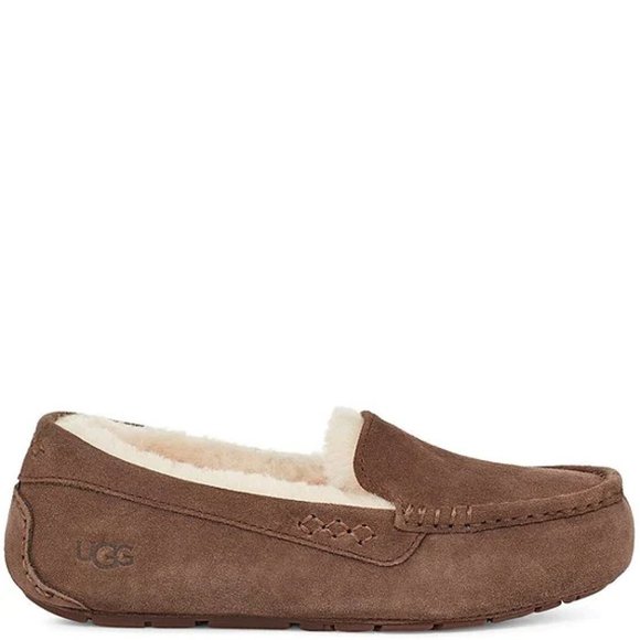 UGG Brown Suede Slippers - Picture 3 of 6